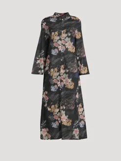 Robe De Nuit Caftan In Love Print