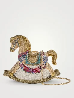 Rocking Horse Penelope Crystal Clutch