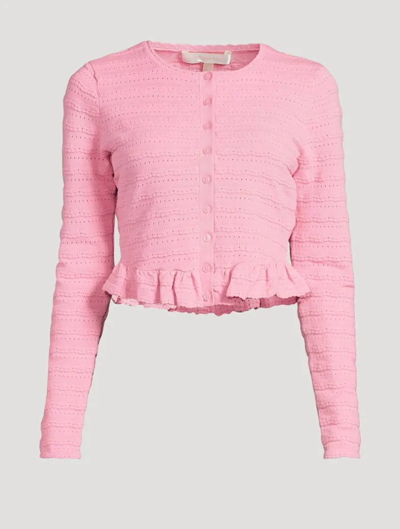 Rogan Ruffled Cardigan