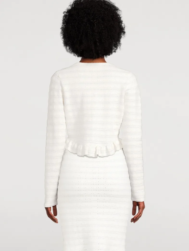 Rogan Ruffled Cardigan