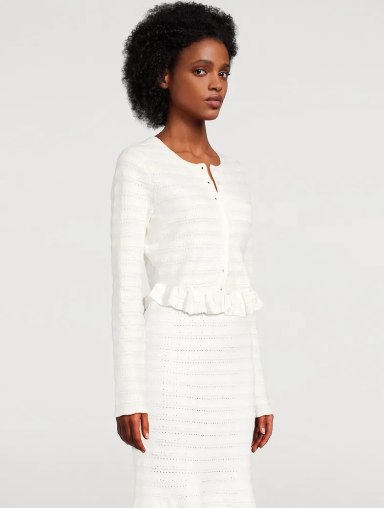 Rogan Ruffled Cardigan