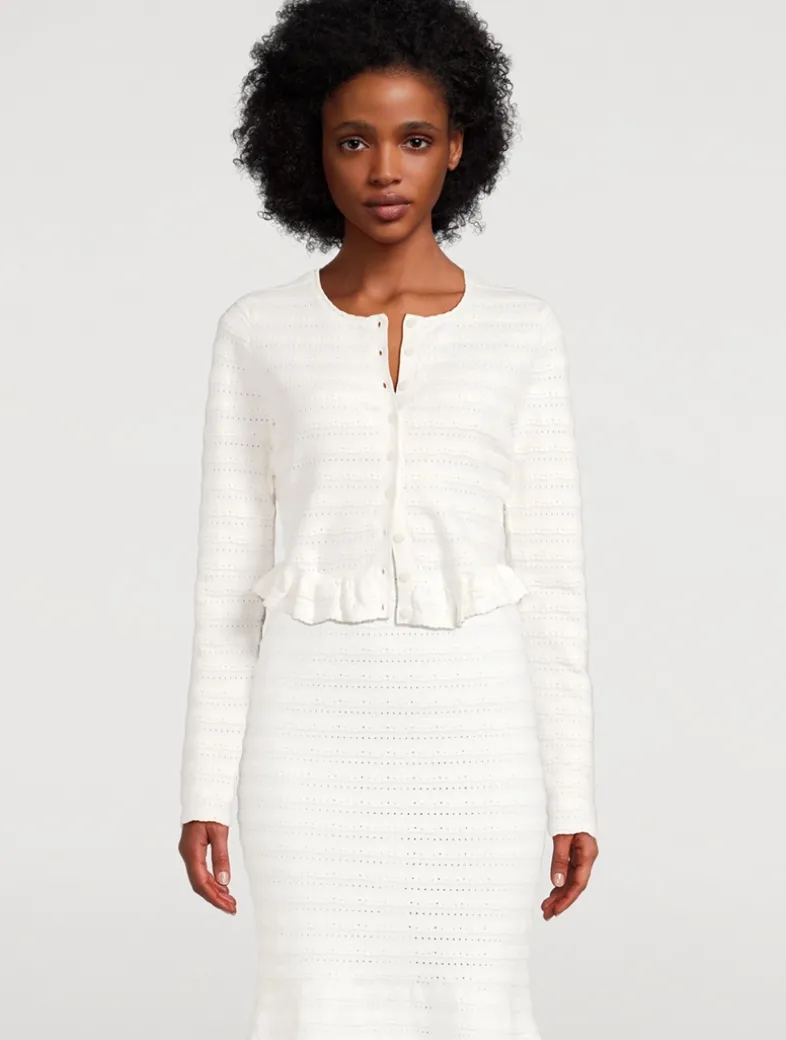 Rogan Ruffled Cardigan