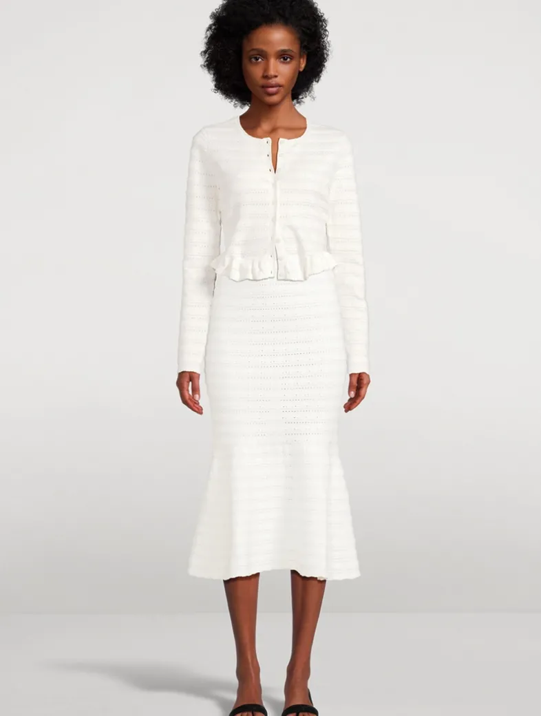 Rogan Ruffled Cardigan