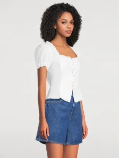 Rosemary Linen Blouse