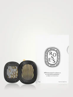 Roses Car Fragrance Diffuser & Refill Insert Set