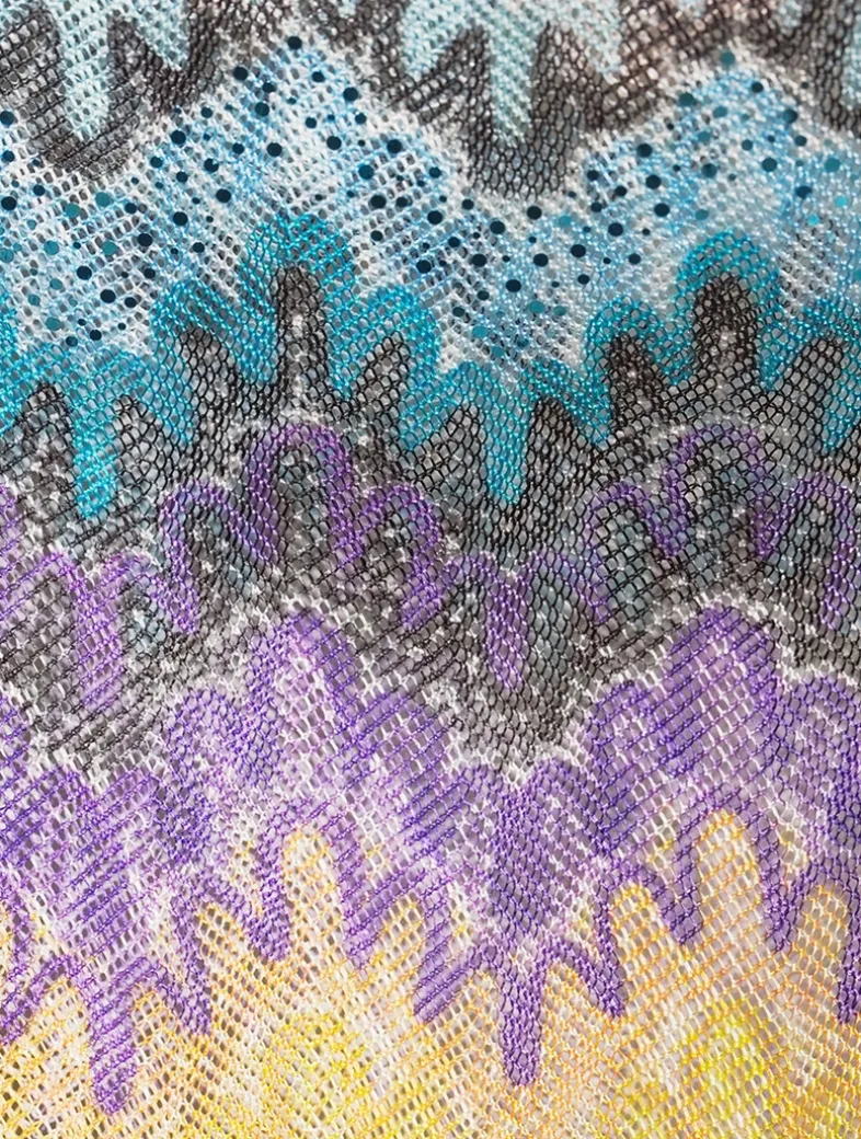 Ruched Lace Maxi Skirt