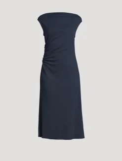 Ruched Midi Dress