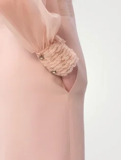 Ruffled Crêpe Couture Mini Dress