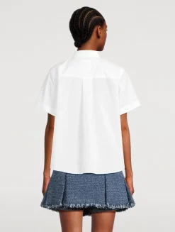 Ruffled Poplin Shirt