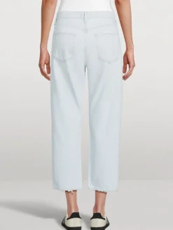 90s Cropped Straight Jeans