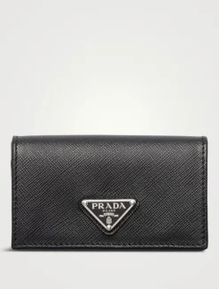 Saffiano Leather Card Holder