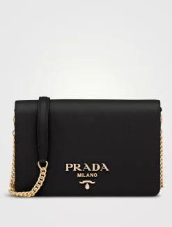 Saffiano Leather Mini Bag