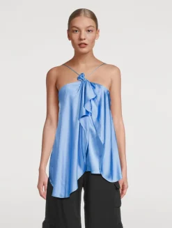 Satin Halter Top