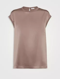 Satin T-shirt