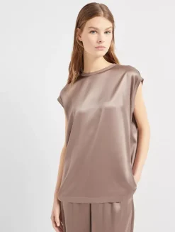 Satin T-shirt