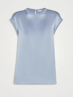 Satin T-shirt