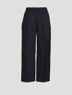School Uniform High-Waisted Trousers