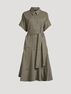 Scottie Belted Shirt Dress