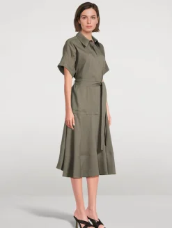 Scottie Belted Shirt Dress