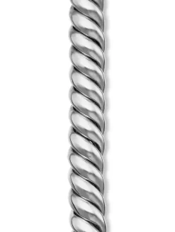 Sculpted Cable Bracelet In Sterling Silver, 8.5mm