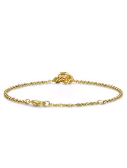Sculpted Cable Chain Bracelet In 18k Yellow Gold, 8mm