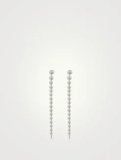 Sea Of Beauty 14K Gold Cascading Pearl Earrings