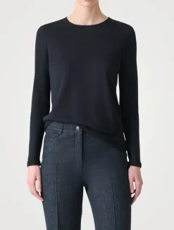 Seamless Cashmere And Silk Sweater