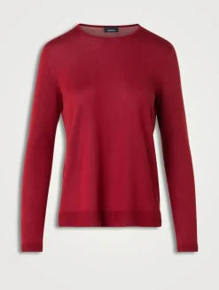 Seamless Cashmere And Silk Sweater