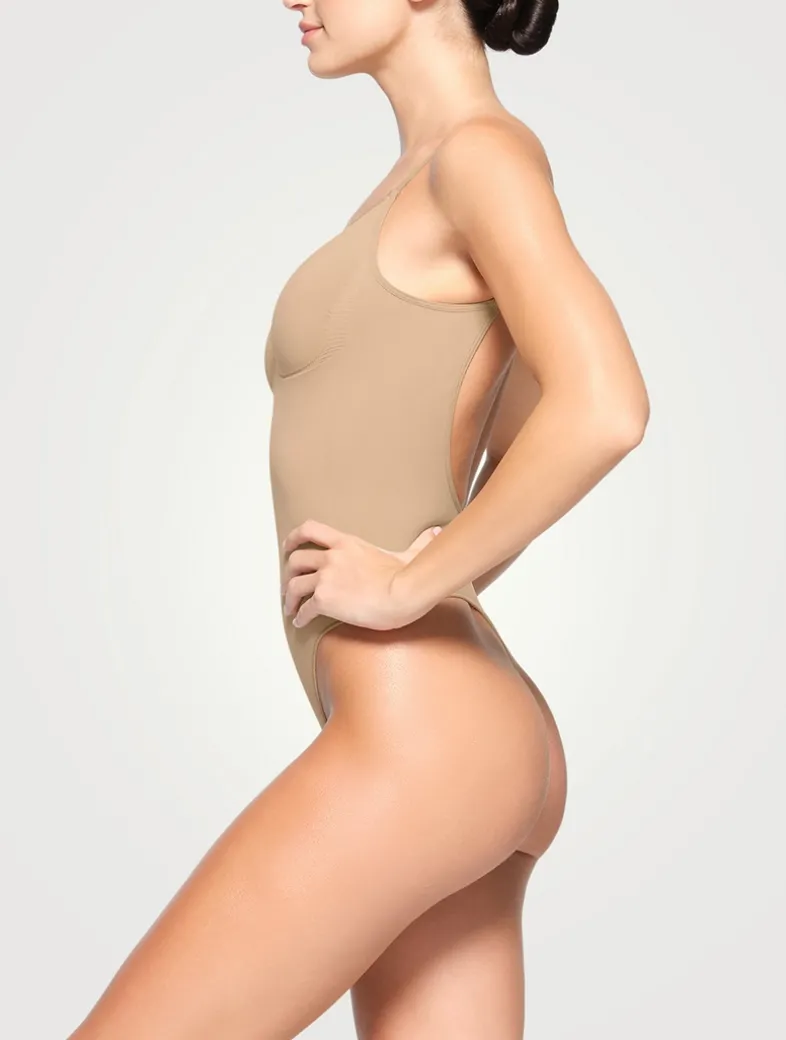 Seamless Sculpt Low Back Thong Bodysuit