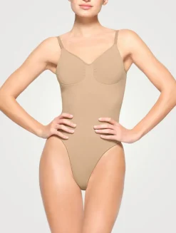 Seamless Sculpt Low Back Thong Bodysuit