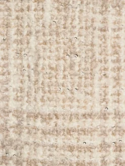 Sequin Jacket In Plaid Print