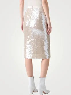 Sequin Pencil Skirt