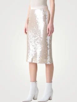 Sequin Pencil Skirt