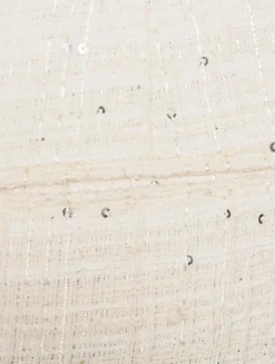 Sequin Straight-Leg Pants