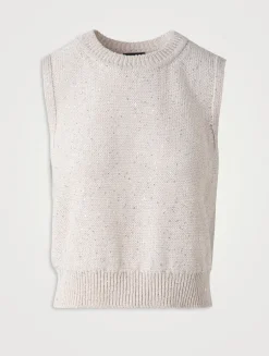 Sequin Sweater Vest