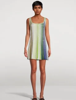 Sequin-Embellished Mini Dress