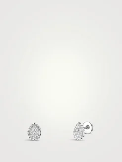 Serpent Bohème XS Motif White Gold Earrings With Diamonds