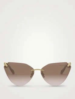 Serpenti Cat Eye Sunglasses