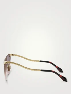 Serpenti Cat Eye Sunglasses