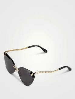 Serpenti Cat Eye Sunglasses