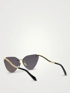 Serpenti Cat Eye Sunglasses