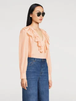 Serpenti Forever Aviator Sunglasses