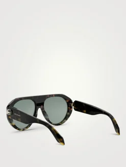 Serpenti Forever Aviator Sunglasses