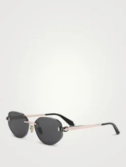 Serpenti Forever Cat Eye Sunglasses