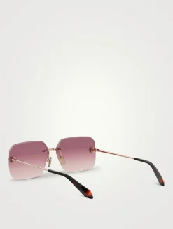 Serpenti Rectangular Sunglasses