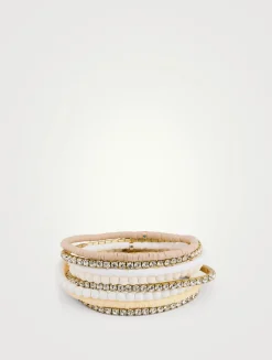 Set Of Eight Flashdance Bracelets