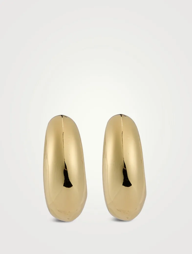 Set Of Two Bombe Hoop Earrings