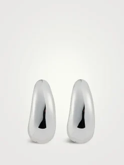 Set Of Two Bombe Hoop Earrings