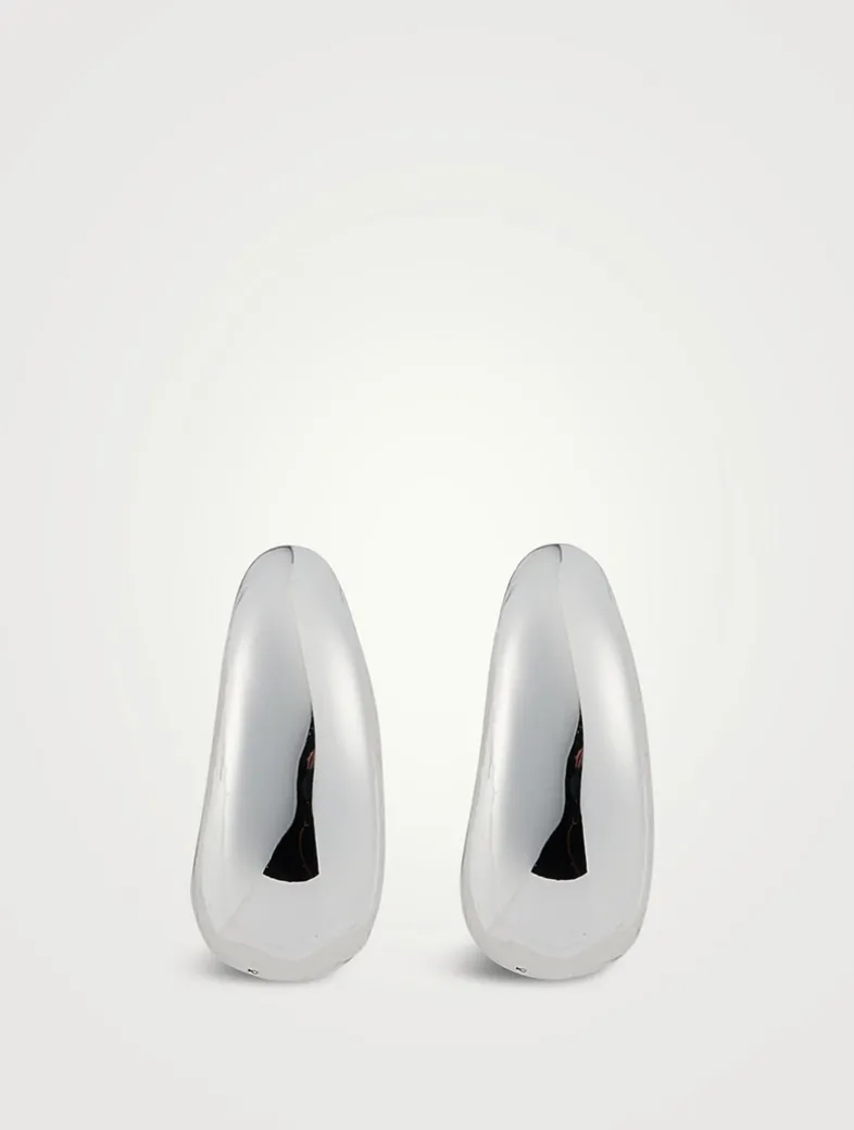 Set Of Two Bombe Hoop Earrings