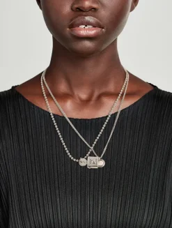 Set Of Two Friendship Padlock Necklaces